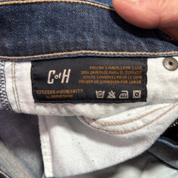 COH | Citizens Of Humanity Blue Ava Straight Leg Denim Size 30 - Picture 11 of 12